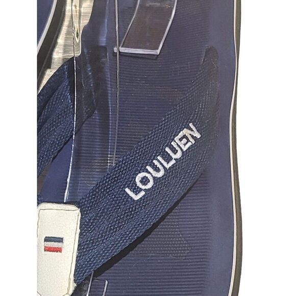 Louluen Flip Flops Men‎ Sz 8.5 Women 10 Flat Beach Summer Outdoor - Picture 4 of 9